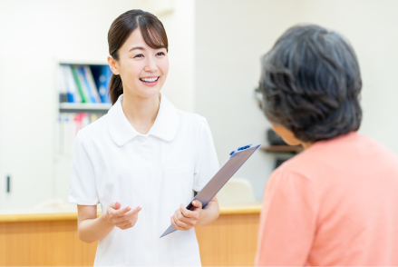 歯科衛生士と患者様とコミュニケーション